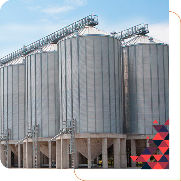 Cone bottom silos